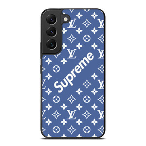 LOUIS VUITTON LV BLUE PATERN ICON LOGO Samsung Galaxy S22 Plus Case Cover