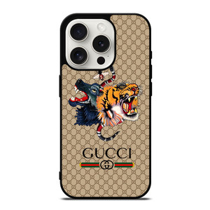 LOGO GUCCI PATTERN iPhone 15 Pro Case Cover