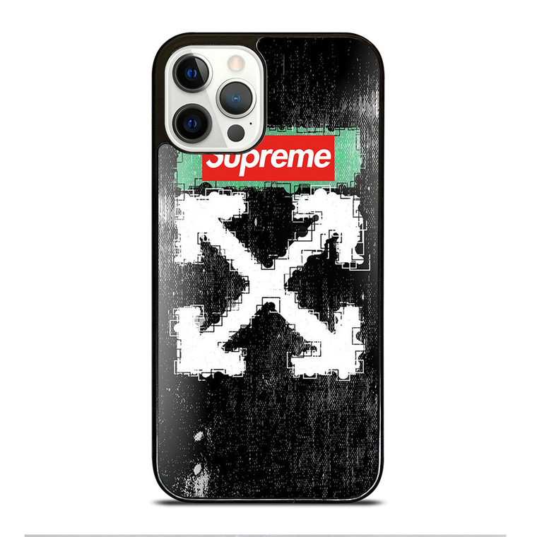 SUPREME OFF WHITE iPhone 12 Pro Case Cover