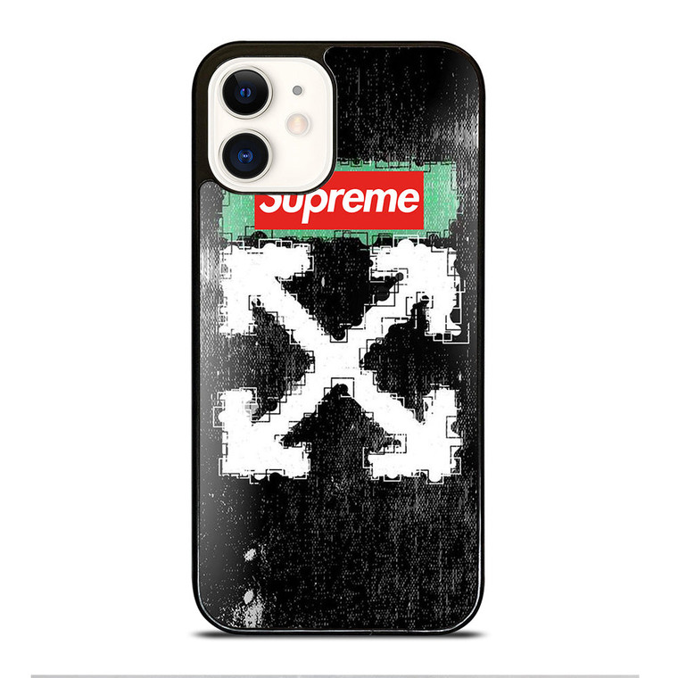 SUPREME OFF WHITE iPhone 12 Case Cover