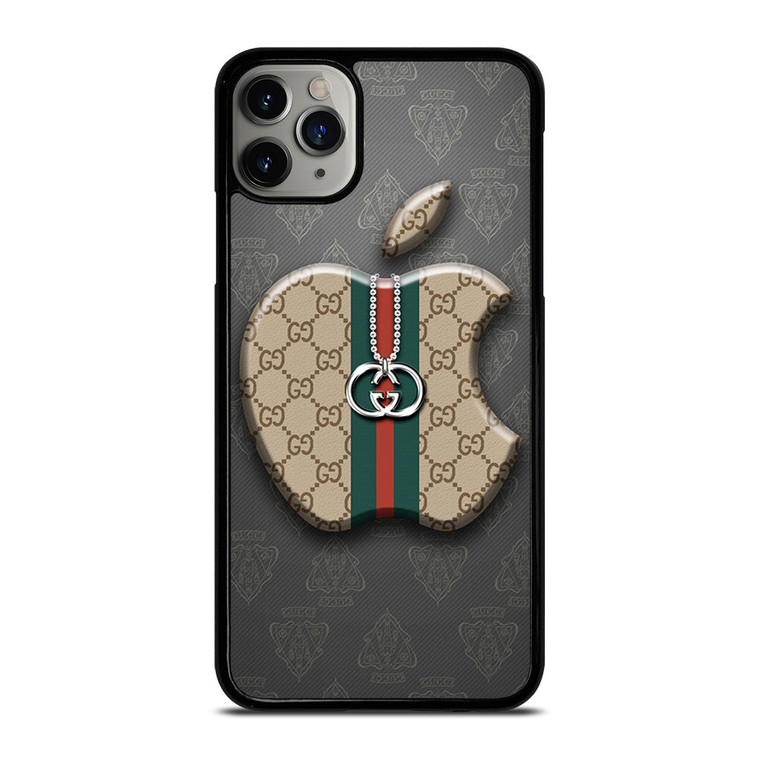 GUCCI APPLE LOGO iPhone 11 Pro Max Case Cover