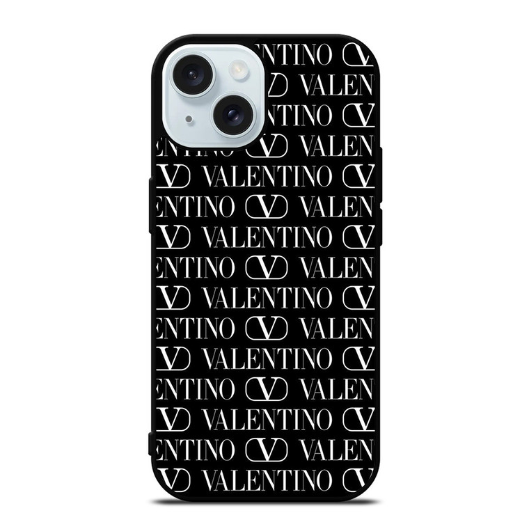 VALENTINO LOGO COLLAGE iPhone 15 Case Cover