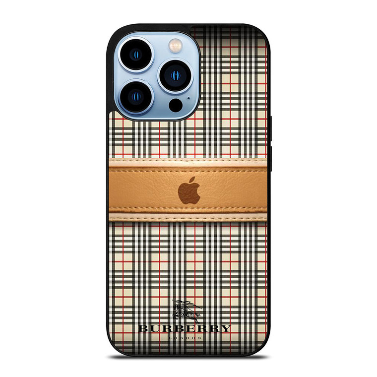 BURBERRY APPLE LOGO iPhone 13 Pro Max Case Cover