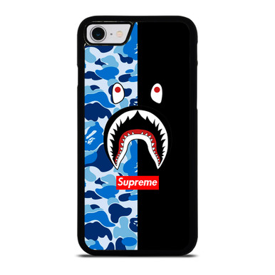 BAPE SHARK SUPREME RED iPhone 15 Case Cover