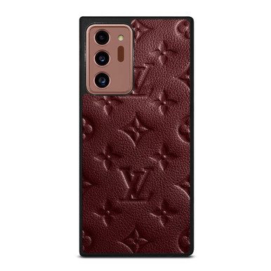 Leather Louis Vuitton iPhone X/8/7/6S/Plus Case Galaxy S8/Note8 Cover Red