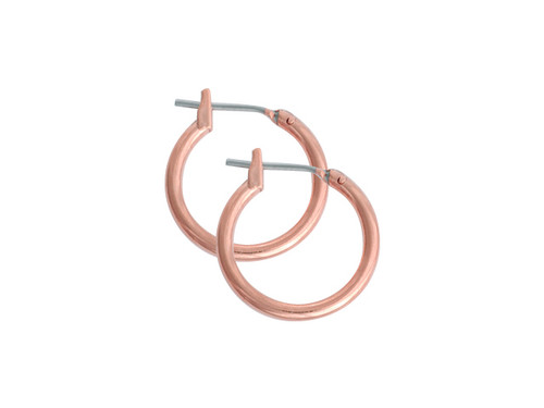 Rose Gold Hoop Small