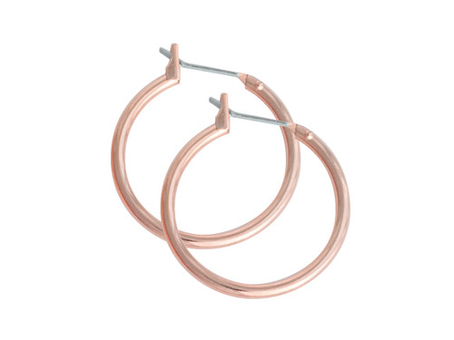 Rose Gold Hoop Medium