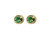 SYS75 Bezel Peridot Stud 3mm GP