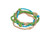 Steel Sapphire Hip Multi Bracelet Turquoise/Green Gold Plated