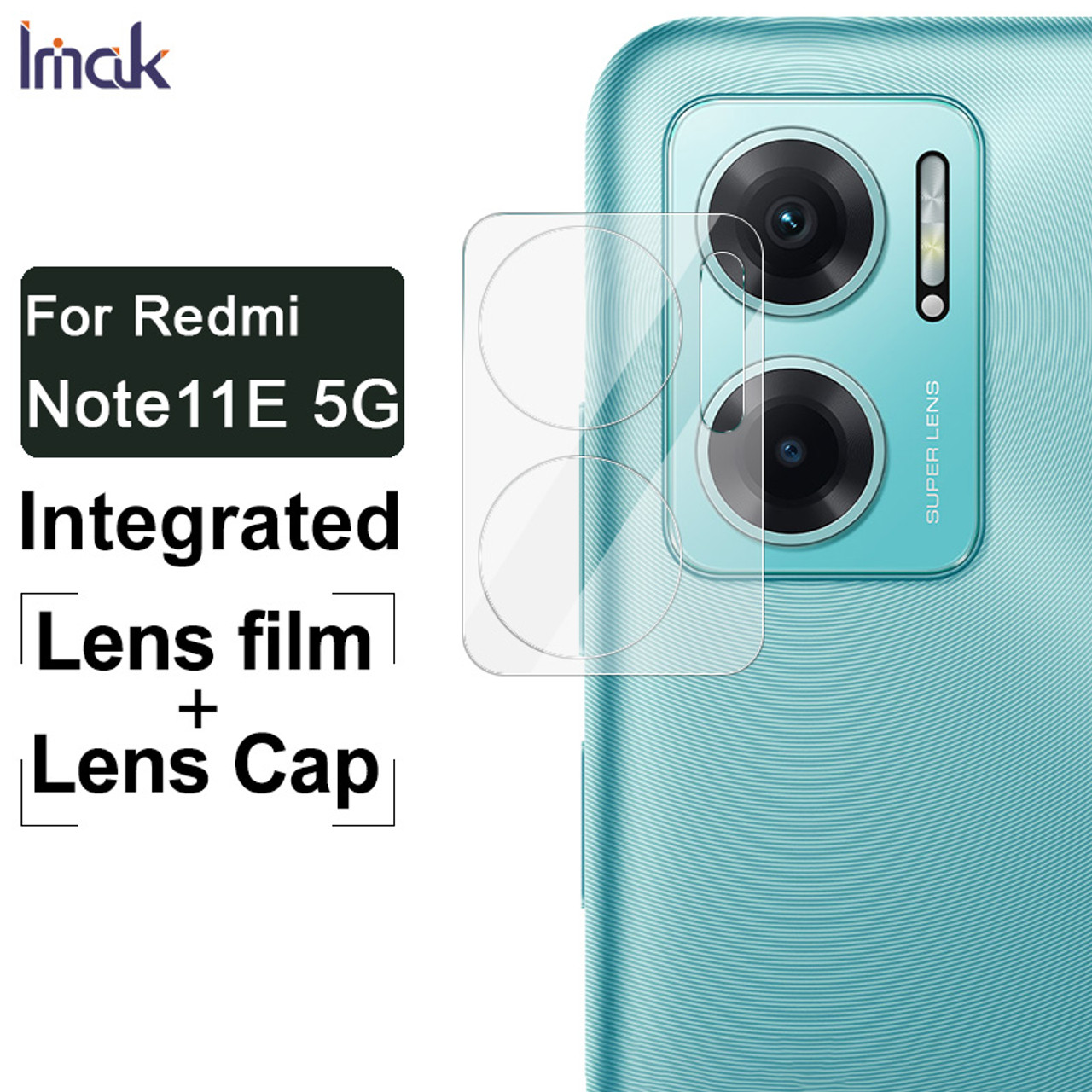 Compre IMAK Full Edge to Edge HD Clear Camete Camina de Vidrio Templado  Protector + Cape de Lentes Acrílicos (versión Negra) Para Xiaomi Redmi Note  11 Pro + 5G/Redmi Note 11 Pro