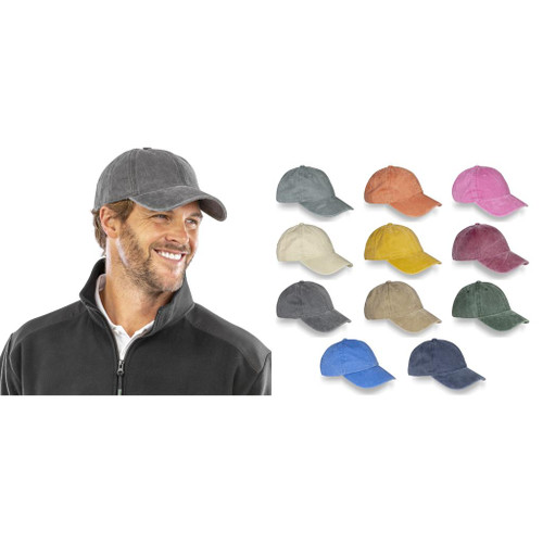Result Headwear Core pure cotton vintage cap