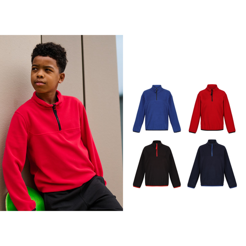 Regatta Junior Kids half-zip microfleece