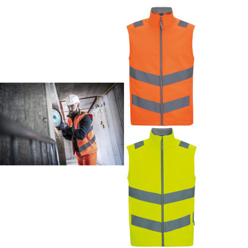 Regatta High Visibility Hi-vis Pro contract Ablaze softshell bodywarmer