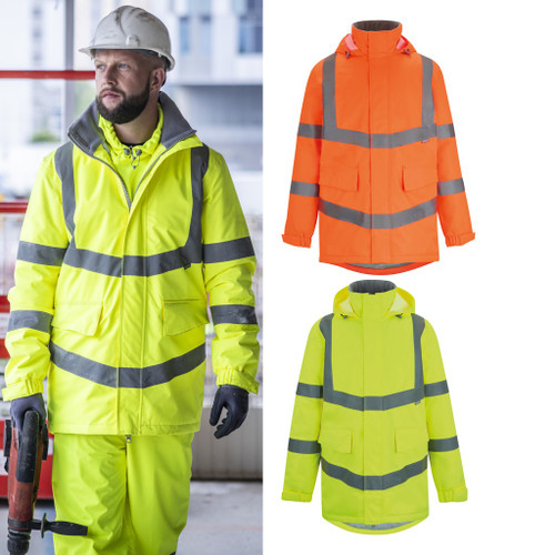 Regatta High Visibility Hi-vis Pro contract Dover parka