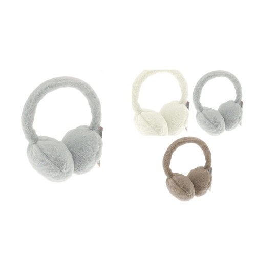 Ribbon Faux fur earmuffs
