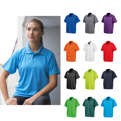 Spiro Performance Aircool polo shirt