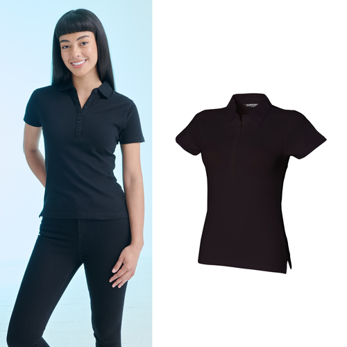 SF Women's short sleeve stretch polo