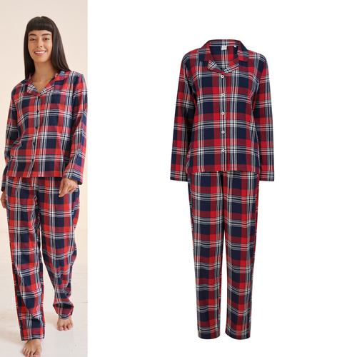 SF Women's tartan lounge Set