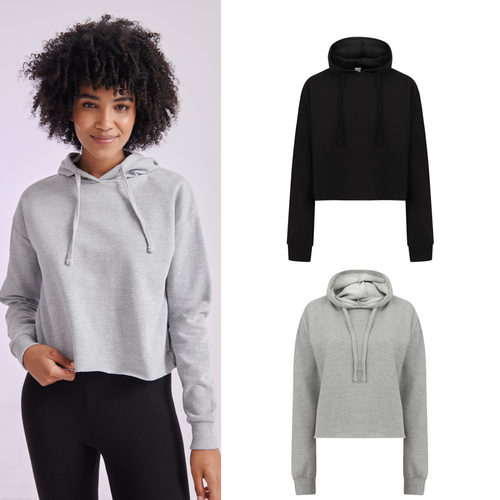SF Women's cropped slounge hoodie