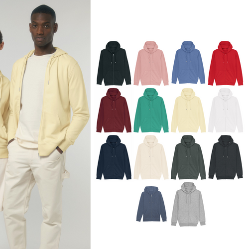 Stanley/Stella Unisex Connector essential zip-thru hoodie sweatshirt (STSU820)