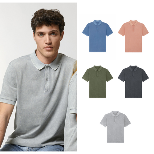 Stanley/Stella Prepster Vintage unisex short sleeve polo (STPU335)