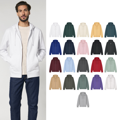 Stanley/Stella Unisex Cultivator 2.0 iconic zip-thru hoodie sweatshirt (STSU179)