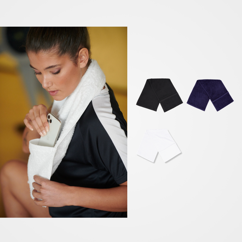 Towel City Luxury range pocket gym towel