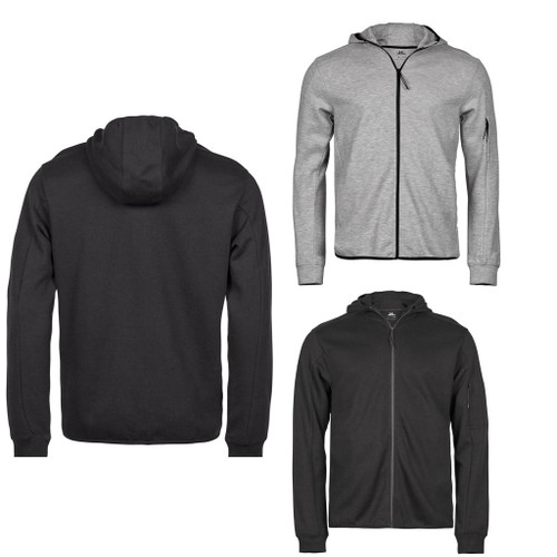 Tee Jays Athletic hooded full-zip sweatshirt (5706)
