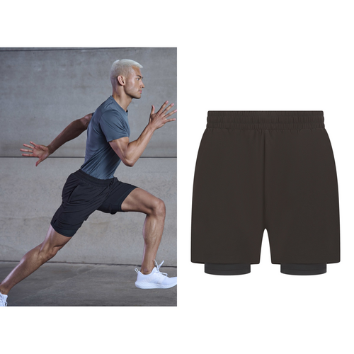 Tombo Double-layer sports shorts