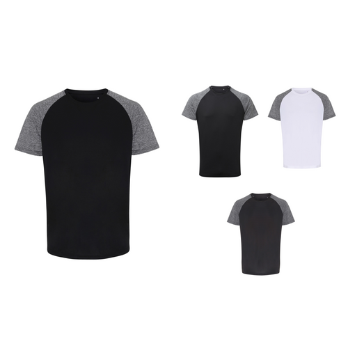 TriDri® contrast sleeve performance t-shirt