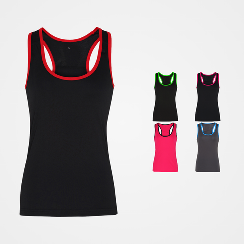 Women's TriDri® panelled fitness vest