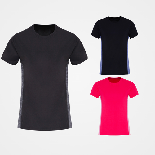 Women's TriDri® contrast panel performance t-shirt