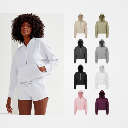 Women's TriDri® 1/2 zip hoodie