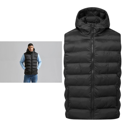 2786 Solitude recycled hooded bodywarmer