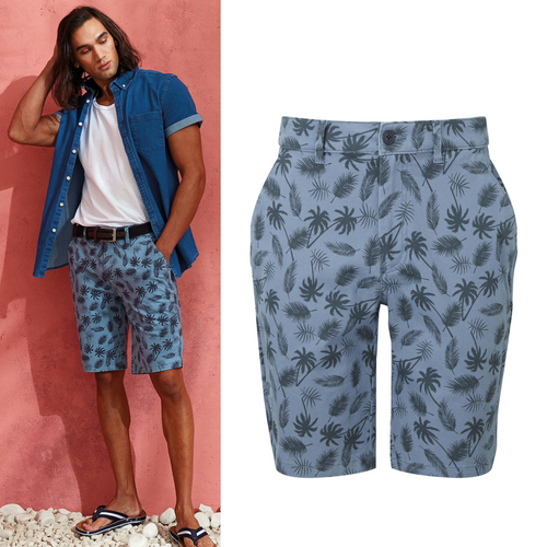 Wombat Men’s palm print shorts