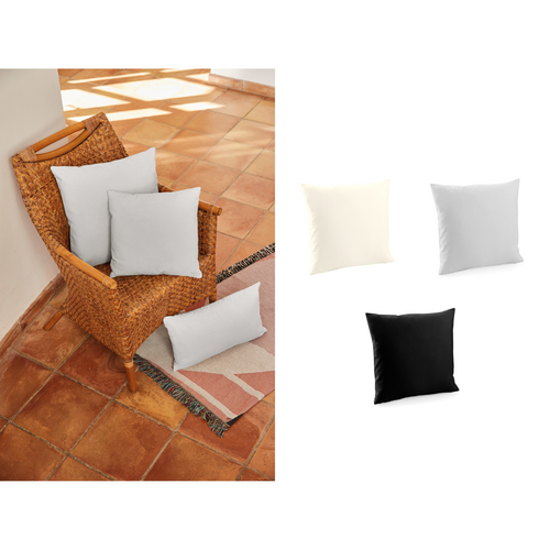 Westford Mill Fairtrade cotton canvas cushion cover