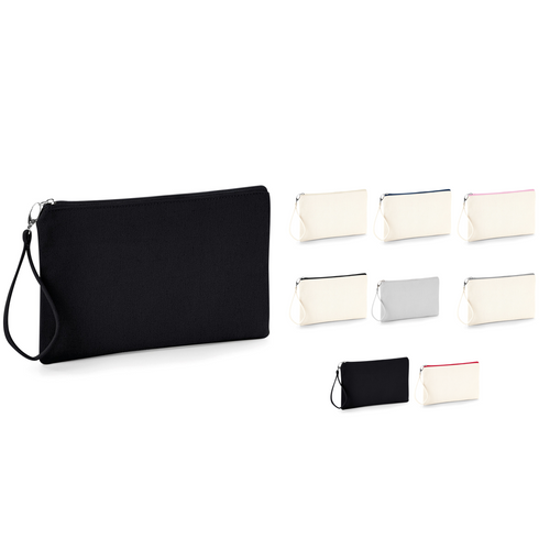 Westford Mill Canvas wristlet pouch