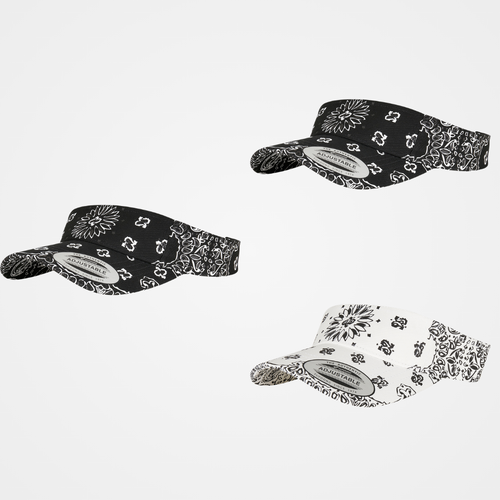 Flexfit by Yupoong Bandana print visor (8888BP)
