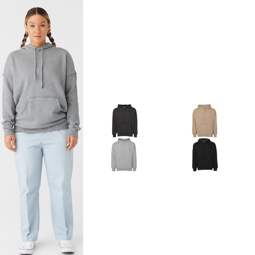 Bella Canvas Unisex raw-seam hoodie - 3742
