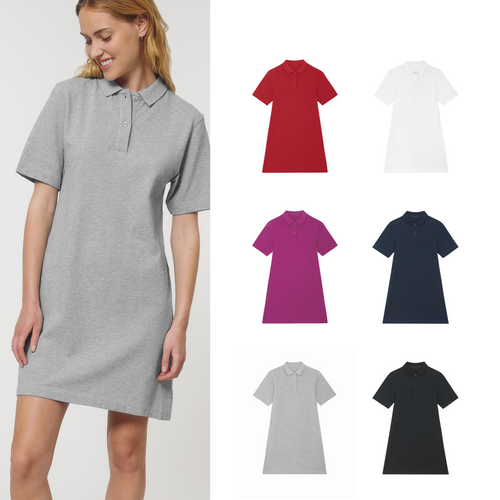 Stanley/Stella Stella Paiger women's piqué polo dress (STDW162) - STDW162