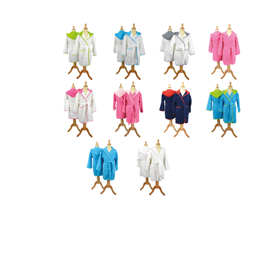 A&R Towels ARTG® Boyzz & Girlzz® hooded bathrobe