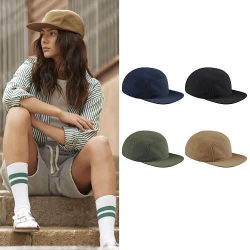 Beechfield Recycled fleece outdoor camper cap