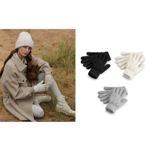 Beechfield Cosy ribbed-cuff gloves