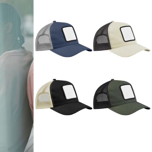 Beechfield Appliqué patch 5-panel trucker