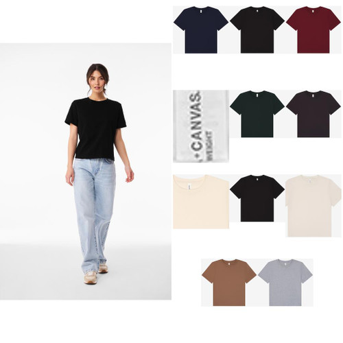 Bella Canvas Women’s heavy boxy tee