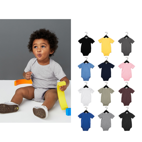 Bella Canvas Baby Jersey short sleeve one piece