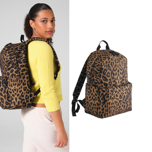 Bagbase Leopard print backpack