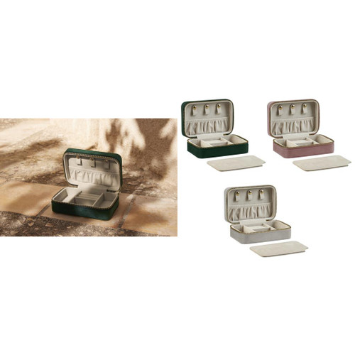 Bagbase Velvet travel jewellery box