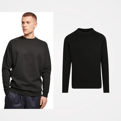 Build Your Brand Raglan sweat crew neck