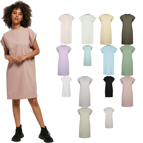 Build Your Brand Women's turtle extended shoulder dress